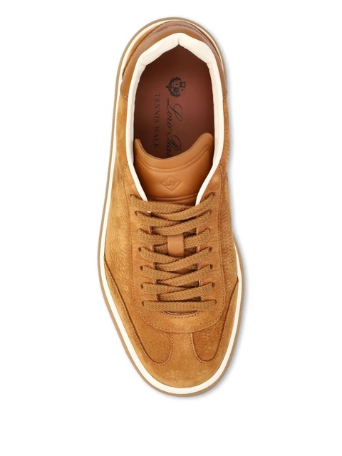 Loro Piana leather lace-up sneakers - Brown - zdjęcie produktu nr 2