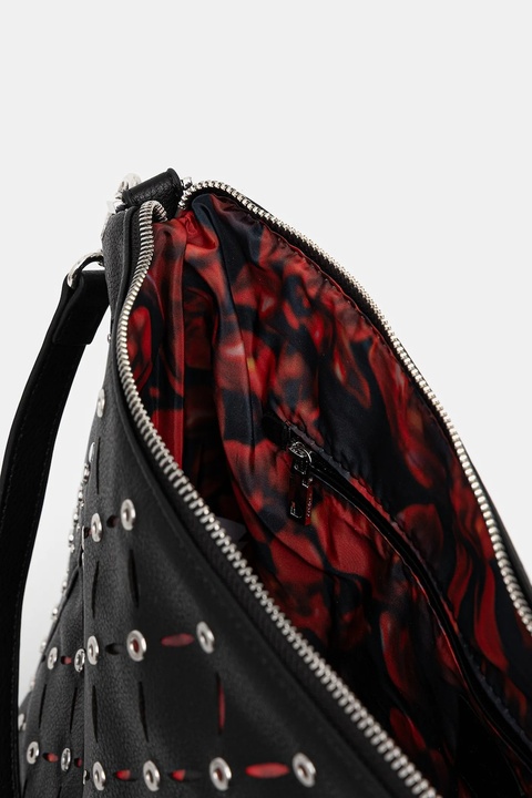 Desigual torebka YANKEE LEIRIA MINI BL kolor czarny 25WAXP37 - zdjęcie produktu nr 2