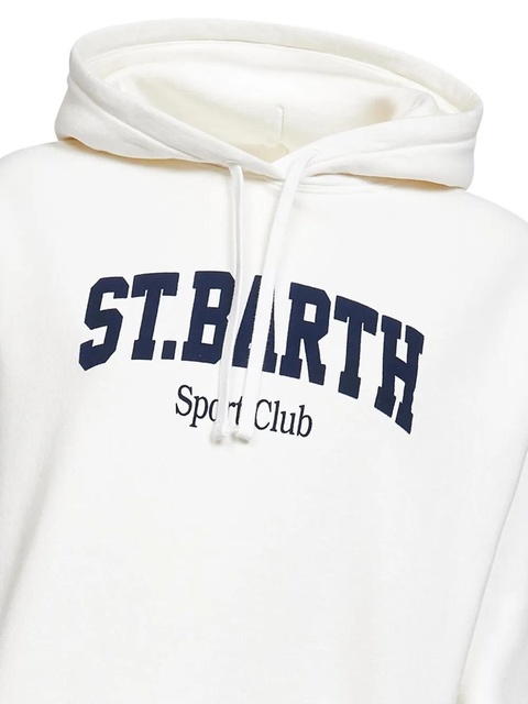 MC2 Saint Barth drawstring long-sleeve sweater - White - zdjęcie produktu nr 2