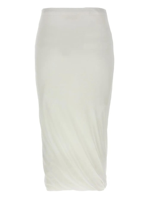 Jil Sander cotton midi skirt - White - zdjęcie produktu nr 2
