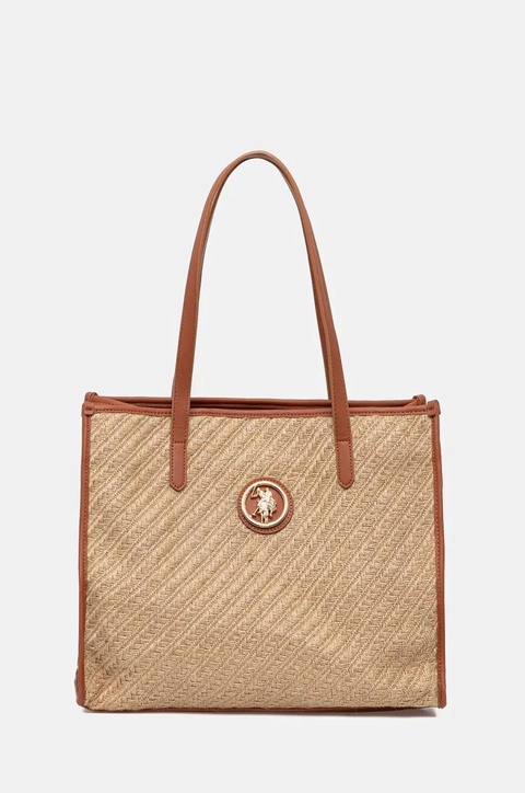 U.S. Polo Assn. torebka Pool kolor beżowy BEU2P8696WJT - zdjęcie produktu nr 1