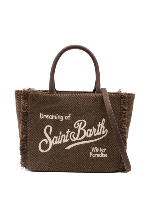 MC2 Saint Barth fringed tote bag - Brown - zdjęcie produktu nr 1