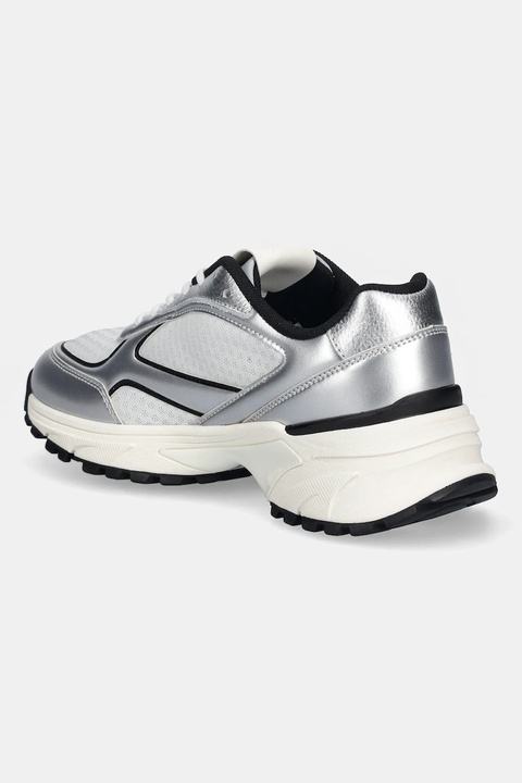 Calvin Klein sneakersy HIKE RUNNER LACE UP MESH MIX MET damskie kolor szary YW0YW02063 - zdjęcie produktu nr 1