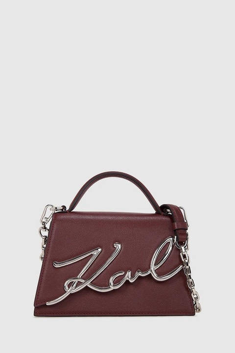 Karl Lagerfeld torebka K/SIGNATURE kolor brązowy A1W30038 - zdjęcie produktu nr 1