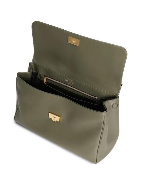 Dolce & Gabbana My Sicily padlock top-handle tote bag - Green - zdjęcie produktu nr 2