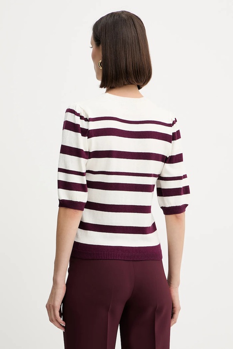 Twinset sweter z domieszką kaszmiru damski kolor bordowy lekki 252TP3090 - zdjęcie produktu nr 2