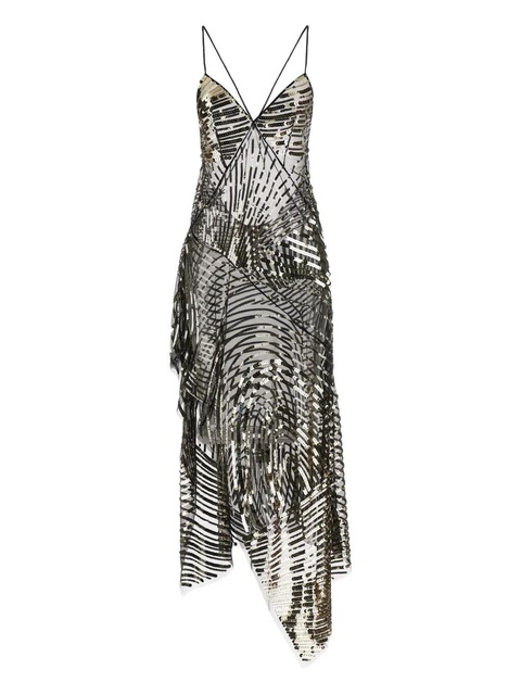 PUCCI sequin-embroidered asymmetric dress - Black - zdjęcie produktu nr 1