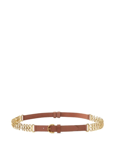 PINKO leather chain-link belt - Neutrals - zdjęcie produktu nr 1