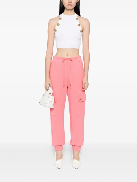 Balmain cotton trousers - Pink - zdjęcie produktu nr 2