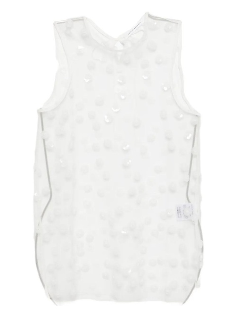 Cecilie Bahnsen Utania vest - White - zdjęcie produktu nr 1