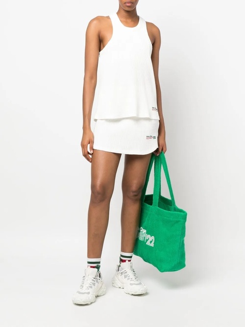 Reina Olga Venus waffle-knit tank top - White - zdjęcie produktu nr 2