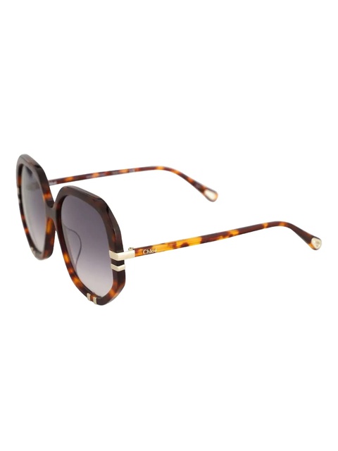 Chloé geometric-frame sunglasses - Brown - zdjęcie produktu nr 2