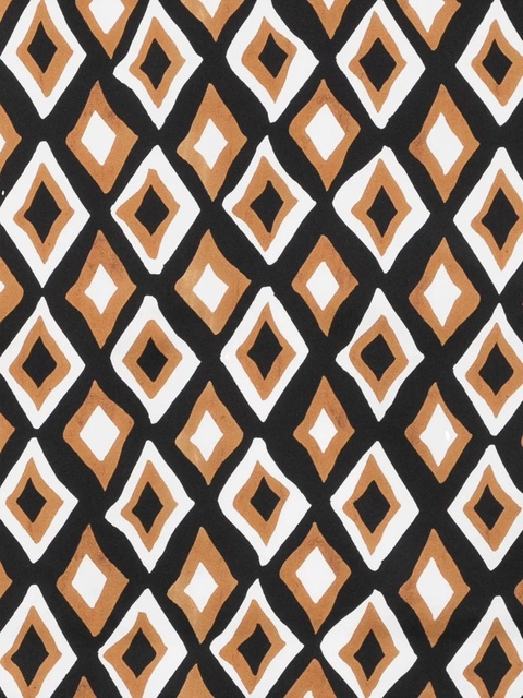 Lanvin diamond-print scarf - Black - zdjęcie produktu nr 1