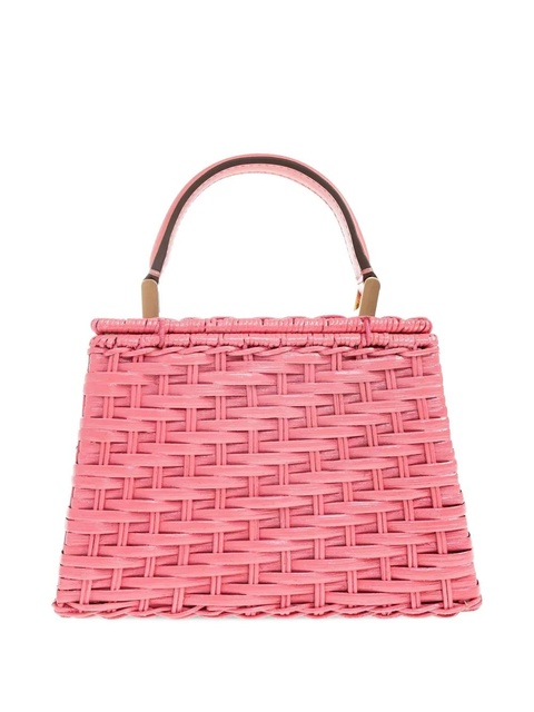 Cult Gaia woven top-handle mini bag - Pink - zdjęcie produktu nr 2