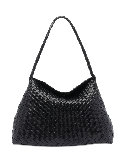 DRAGON DIFFUSION santa croce woven leather shoulder bag - Black - zdjęcie produktu nr 1