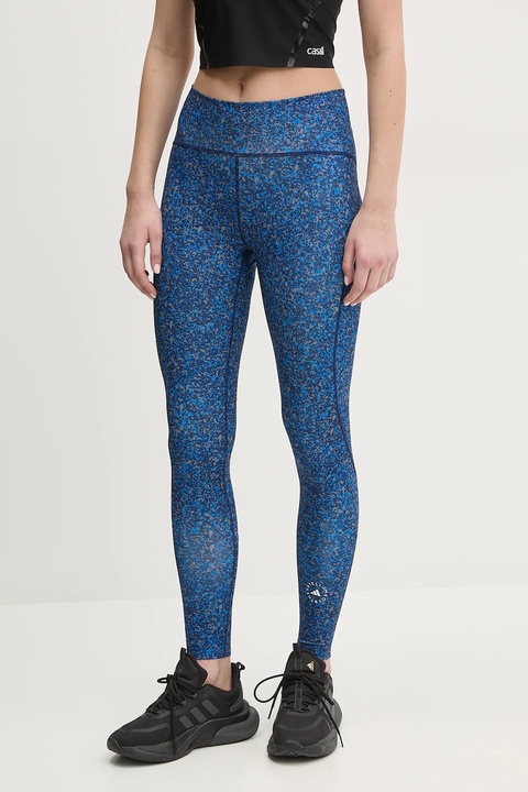 adidas by Stella McCartney legginsy TruePurpose Optime damskie kolor granatowy wzorzyste JF8483 - zdjęcie produktu nr 1