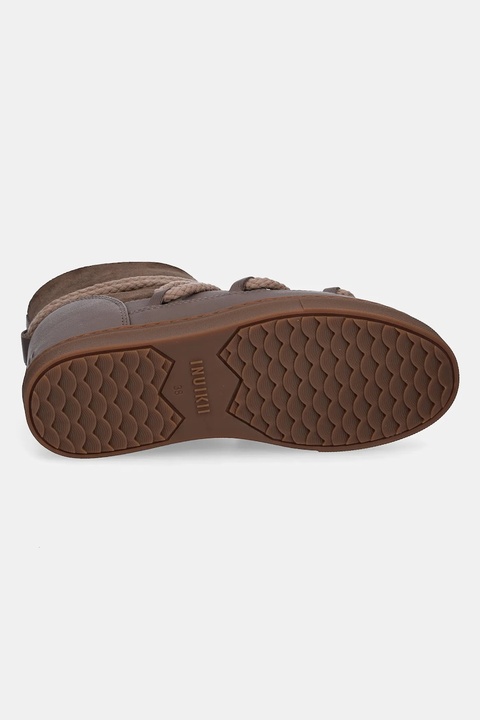 Inuikii śniegowce zamszowe Classic Wedge kolor brązowy 1001.004.0042.163 - zdjęcie produktu nr 2
