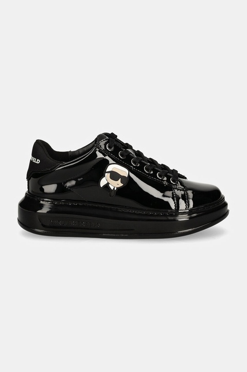 Karl Lagerfeld sneakersy skórzane KAPRI kolor czarny KL62531U - zdjęcie produktu nr 2