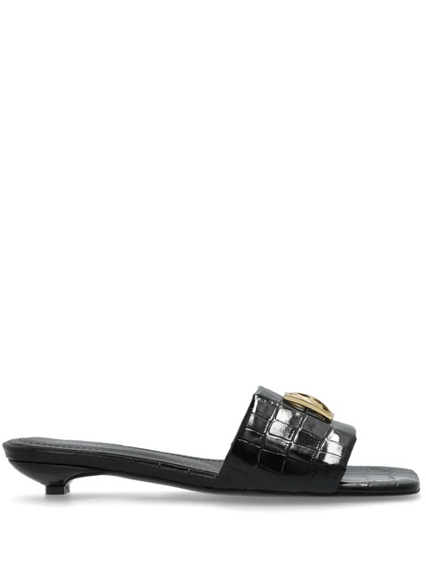 ANINE BING appliqué sandals - Black - zdjęcie produktu nr 1