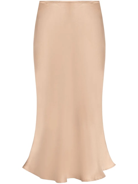 Blumarine bias-cut silk shirt - Neutrals - zdjęcie produktu nr 1