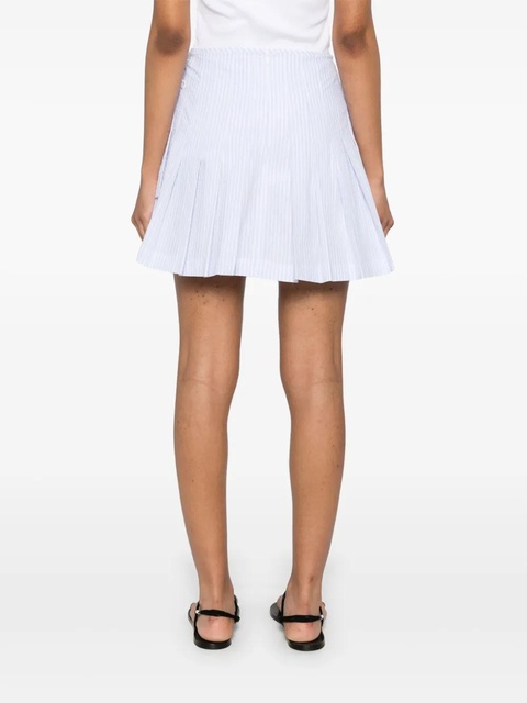 SANDRO candy-striped mini skirt - Blue - zdjęcie produktu nr 2