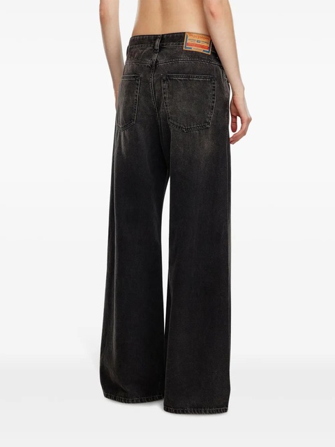Diesel 1996 D-Sire low-rise wide-leg jeans - Black - zdjęcie produktu nr 2