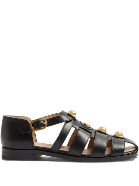 Valentino Garavani 20mm VLogo Signature fisherman sandals - Black - zdjęcie produktu nr 1