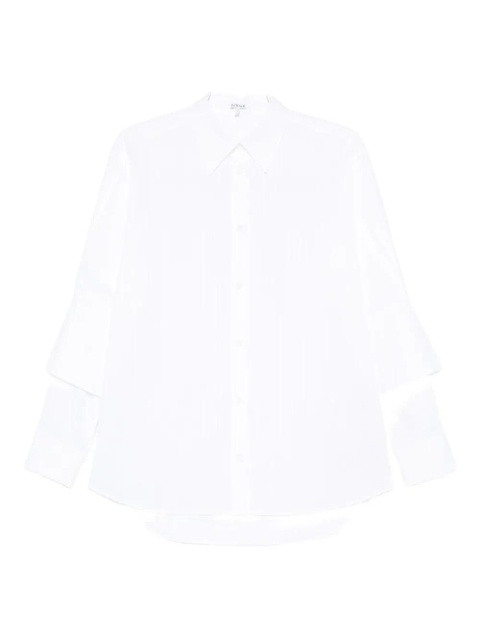 LOEWE long-sleeved cotton shirt - White - zdjęcie produktu nr 1