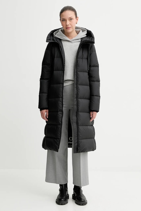 Marc O'Polo bluza damska kolor szary z kapturem melanżowa 5000007272 - zdjęcie produktu nr 2