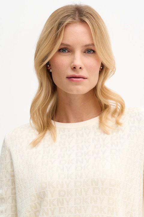 Dkny sweter damski kolor beżowy DJ5R0877 - zdjęcie produktu nr 2