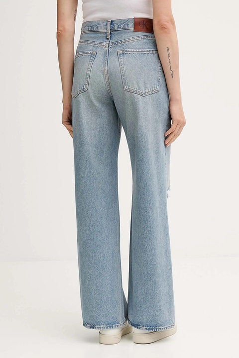 Calvin Klein Jeans jeansy damskie kolor niebieski LV047D745G - zdjęcie produktu nr 2