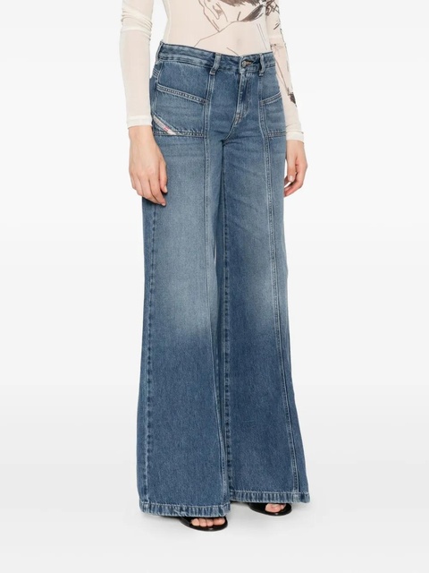 Diesel D-Akii panelled jeans - Blue - zdjęcie produktu nr 2