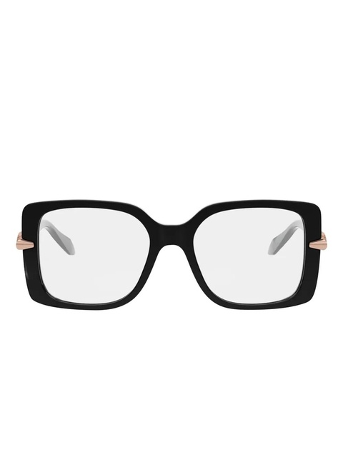 Bvlgari square-frame arm-embellished glasses - Black - zdjęcie produktu nr 2