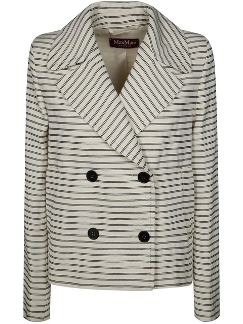 Max Mara striped blazer - White - zdjęcie produktu nr 1