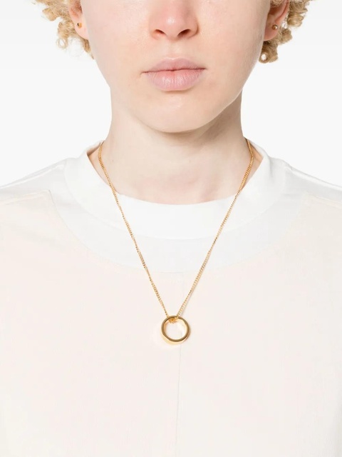 MM6 Maison Margiela Numeric Minimal Signature necklace - Gold - zdjęcie produktu nr 2