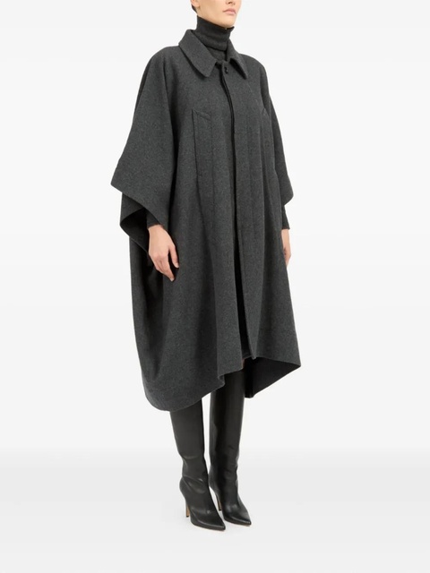 MM6 Maison Margiela asymmetric cape - Grey - zdjęcie produktu nr 2