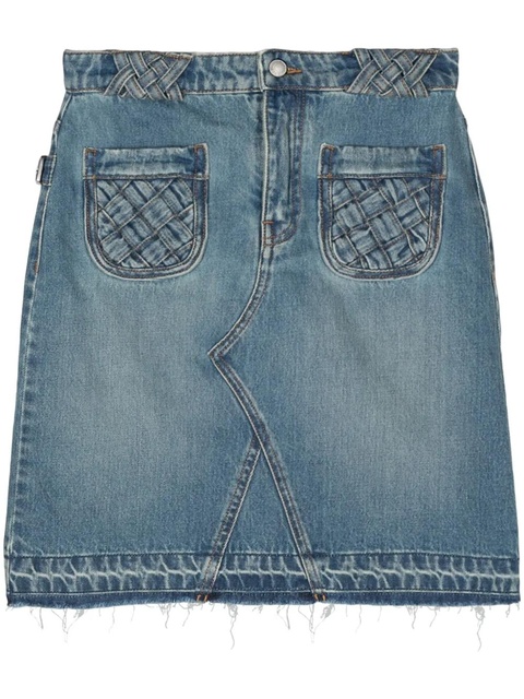Zadig&Voltaire Jingle denim midi skirt - Blue - zdjęcie produktu nr 1