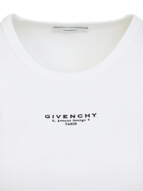 Givenchy ribbed logo top - White - zdjęcie produktu nr 2