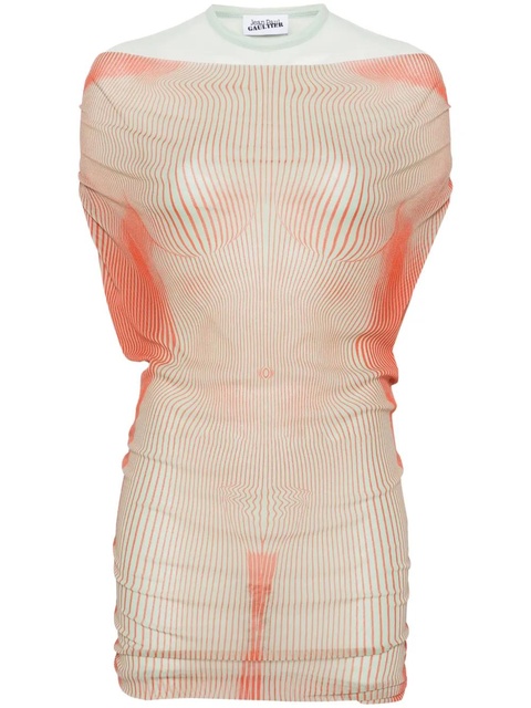 Jean Paul Gaultier mesh mini dress - Orange - zdjęcie produktu nr 1