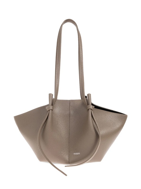 Yuzefi Mochi pebble-textured tote bag - Brown - zdjęcie produktu nr 1
