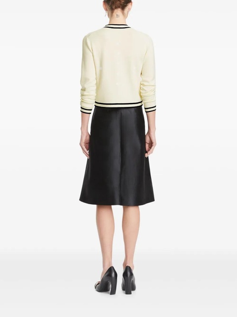 Tory Burch Kendra Cardigan - White - zdjęcie produktu nr 2