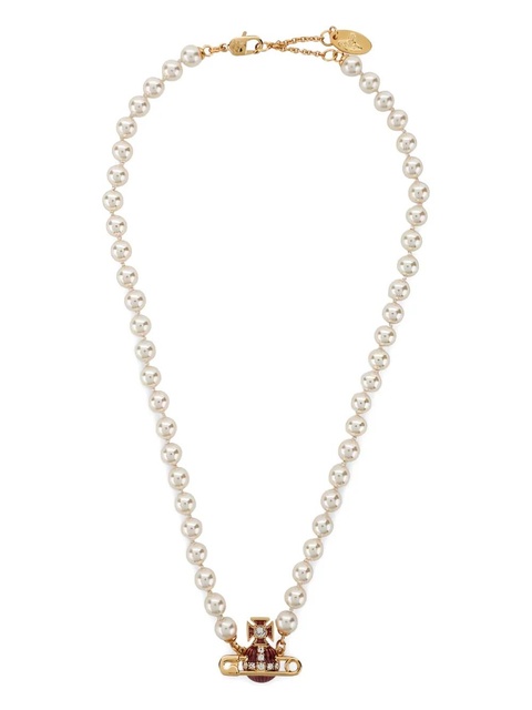 Vivienne Westwood pearl orb necklace - Neutrals - zdjęcie produktu nr 1