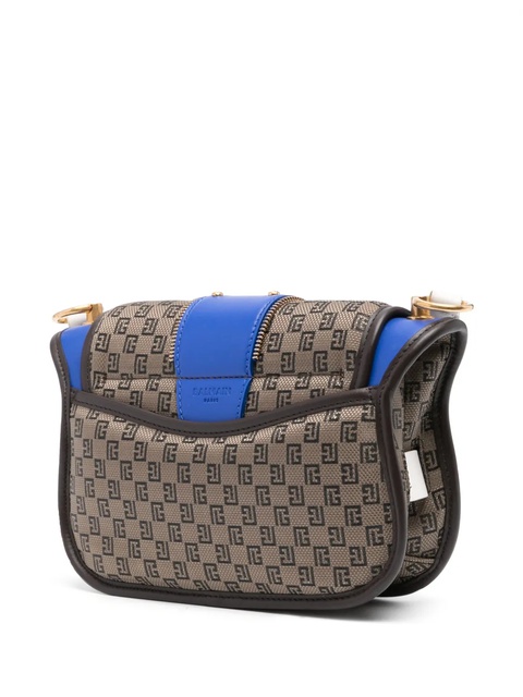 Balmain Blaze panelled leather crossbody bag - Brown - zdjęcie produktu nr 2