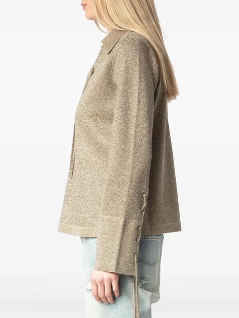 Zadig&Voltaire Listy knitted top - Gold - zdjęcie produktu nr 2