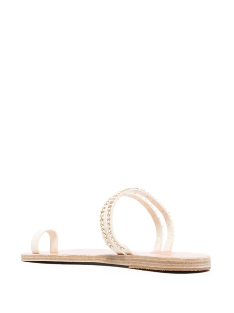 Ancient Greek Sandals Skalida open-toe slides - White - zdjęcie produktu nr 2