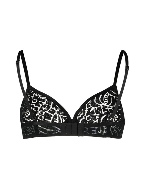 ERES floral-lace detail bra - Black - zdjęcie produktu nr 2