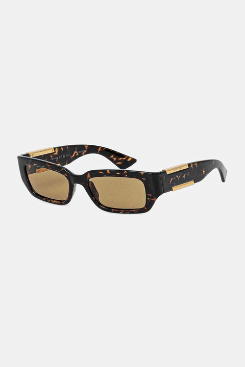 Bottega Veneta okulary przeciwsłoneczne kolor brązowy BV1406S - zdjęcie produktu nr 1