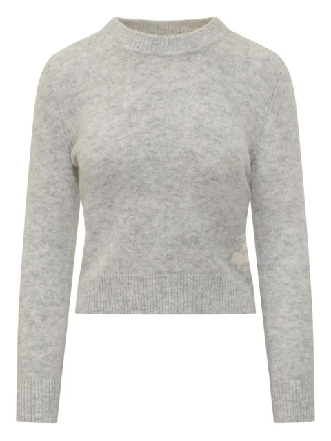 ISABEL MARANT isadora-gf ribbed cuffs JUMPER - Grey - zdjęcie produktu nr 2