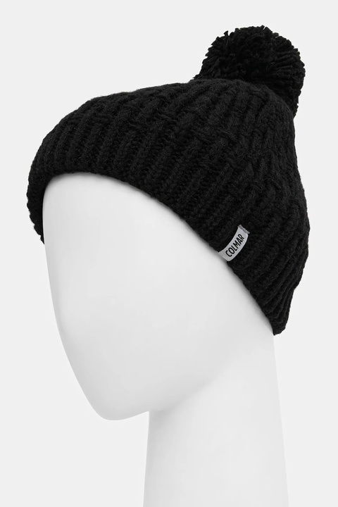 Colmar czapka z dodatkiem wełny kolor czarny 4882.9YZ - zdjęcie produktu nr 2