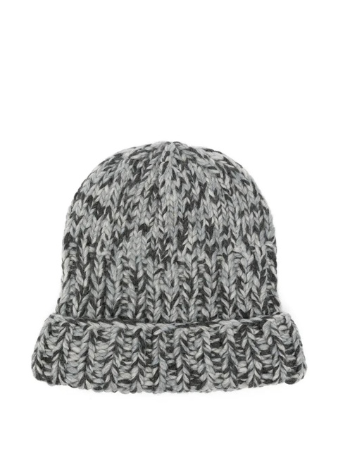 GANNI knitted hat - Grey - zdjęcie produktu nr 1